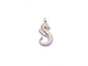 9ct Yellow Gold Seahorse Pendant