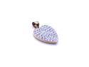 9ct Yellow Gold CZ Heart Pendant