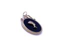 9ct Yellow Gold Onyx Nefertiti Pendant