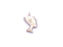9ct Yellow Gold Nefertiti Pendant