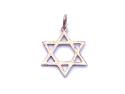 9ct Yellow Gold Star Of David Pendant