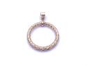 9ct Yellow Gold Filigree Pendant