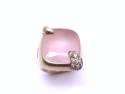 Pomellato Rose Quartz & Diamond Ring