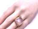 Pomellato Rose Quartz & Diamond Ring