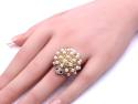 18ct Yvonne Leon Pearl Hedgehog Ring