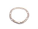9ct Yellow Gold Figaro Bracelet