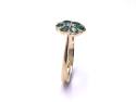 18ct Yellow Gold Emerald & Diamond Ring