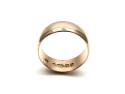 Secondhan 9ct Rose Gold Plain Wedding Ring 8mm