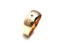 Secondhan 9ct Rose Gold Plain Wedding Ring 8mm