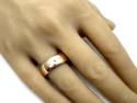 Secondhan 9ct Rose Gold Plain Wedding Ring 8mm