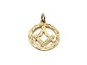 9ct Yellow Gold Masonic Pendant