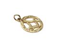 9ct Yellow Gold Masonic Pendant