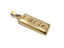 9ct Yellow Gold Ingot Pendant