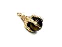 9ct Yellow Gold Tigers Eye Claw Pendant