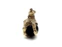 9ct Yellow Gold Tigers Eye Claw Pendant