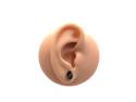 9ct Yellow Gold Onyx Stud Earrings