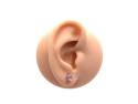9ct Yellow Gold Pink CZ Stud Earrings