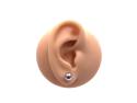 9ct White Gold Ball Stud Earrings 7mm