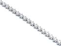 Silver CZ Stars Bracelet