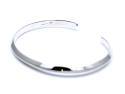 Silver Plain Triangle Cuff Bangle
