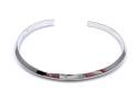 Silver Plain Triangle Cuff Bangle