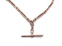 9ct Double Albert Chain Birmingham 1919