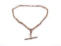 9ct Double Albert Chain Birmingham 1919