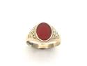 9ct Yellow Gold Cornelian Signet Ring