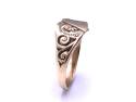 9ct Yellow Gold Baby Shield Signet Ring