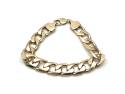 9ct Curb Bracelet 9 1/2 inch