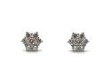 9ct Laboratory Grown Diamond Cluster Stud Earrings