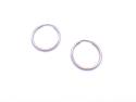 9ct Yellow Gold Sleeper Hoop Earrings 20mm