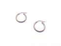 9ct Yellow Gold Hoop Earrings 15mm