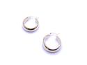 9ct Yellow Gold Chunky Hoop Earrings 15mm