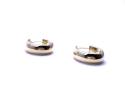 9ct Yellow Gold Chunky Hoop Earrings 15mm