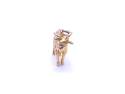 9ct Yelllow Gold Goat Charm/Pendant