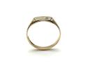 9ct Yellow Gold Diamond Signet Ring