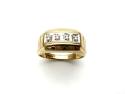 9ct Yellow Gold Diamond Ring