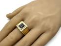 18ct Sapphire & Diamond Cluster Ring