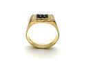 18ct Sapphire & Diamond Cluster Ring