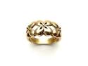 9ct Plain Gold Flower Ring