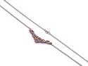 9ct Yellow Gold Diamond Celtic Necklet