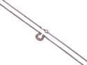 9ct Diamond Horse Shoe Necklet 18 Inch
