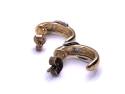 9ct Yellow Gold Diamond Hoop Earrings