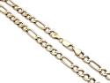 9ct Yellow Gold Figaro Chain 20 Inch