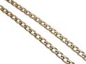 9ct Yellow Gold Double Curb Chain 20