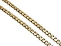 9ct Yellow Gold Curb Chain 20 Inches