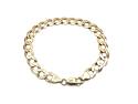 9ct Yellow Gold Flat Curb Bracelet