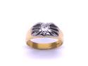 18ct Gents Diamond Solitaire Ring