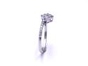 18ct White Gold Diamond Cluster Ring